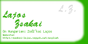 lajos zsakai business card